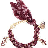 Florida State Seminoles Bandana Charm Bracelet - The Pink Pineapple 850