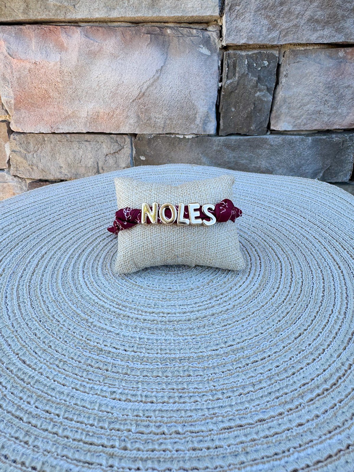 Florida State Seminoles Bandana Slider Bracelet - The Pink Pineapple 850