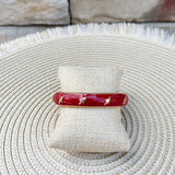 Florida State Seminoles Garnet Hinge Bangle - The Pink Pineapple 850