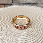 Florida State Seminoles Polished Metal Hinge Bangle - The Pink Pineapple 850