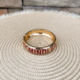 Florida State Seminoles Polished Metal Hinge Bangle - The Pink Pineapple 850