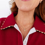 Florida State Stud Earring & Necklace Set - The Pink Pineapple 850