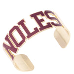 Florida State Varsity Cuff Bracelet - The Pink Pineapple 850