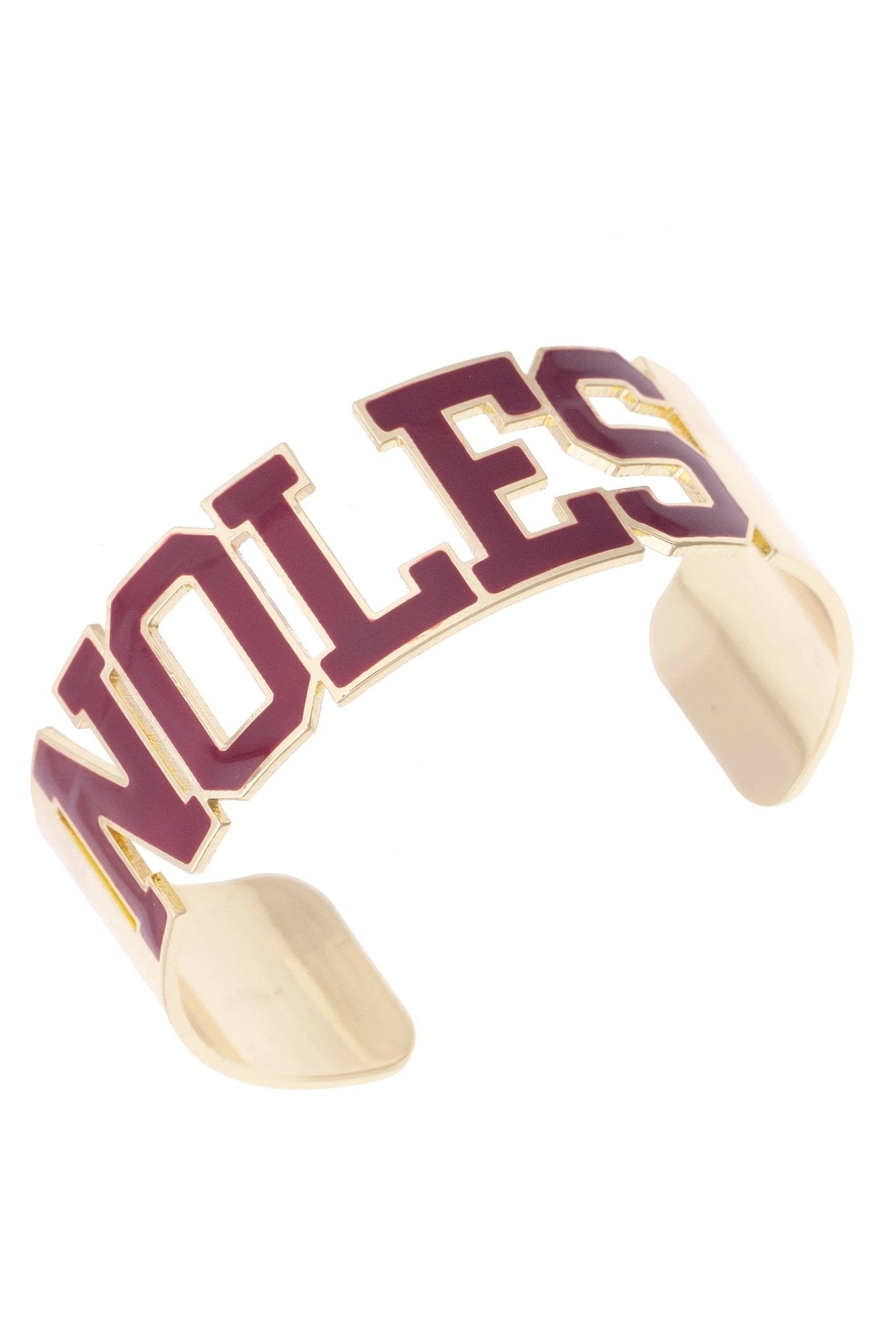 Florida State Varsity Cuff Bracelet - The Pink Pineapple 850