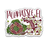 Forever Tallahassee Sticker- The Pink Pineapple 850