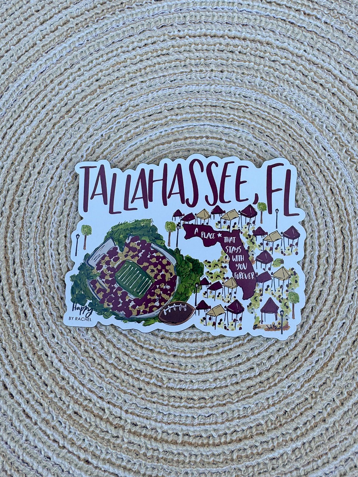 Forever Tallahassee Magnet - The Pink Pineapple 850