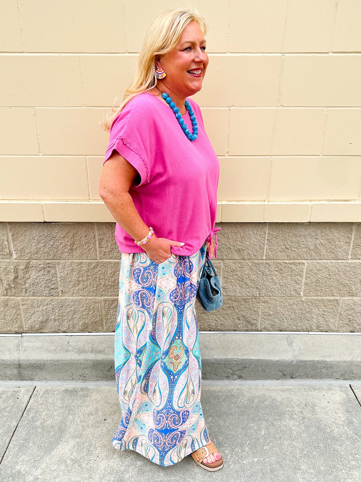 Free Spirit Paisley Pants - The Pink Pineapple 850