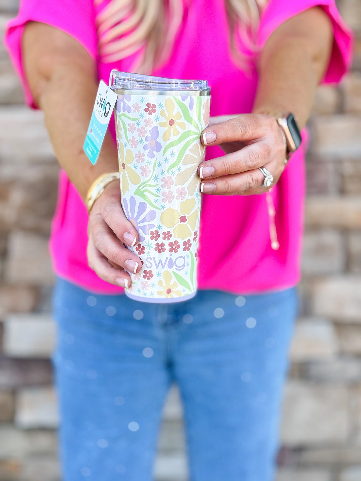 Fresh Cut Tumbler 22oz - The Pink Pineapple 850