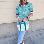 Fresh Perspective Textured Top - The Pink Pineapple 850