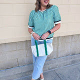 Fresh Perspective Textured Top - The Pink Pineapple 850