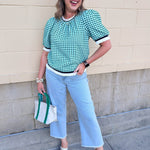 Fresh Perspective Textured Top - The Pink Pineapple 850