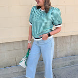 Fresh Perspective Textured Top - The Pink Pineapple 850