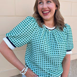 Fresh Perspective Textured Top - The Pink Pineapple 850