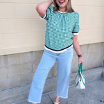 Fresh Perspective Textured Top - The Pink Pineapple 850