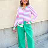 Fresh Start Emerald Wide Leg Pants - The Pink Pineapple 850
