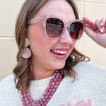 [Freyrs] Amber Acetate Cat Eye Sunglasses in Pink Pearl - The Pink Pineapple 850