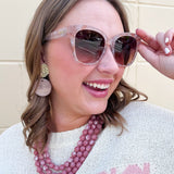 [Freyrs] Amber Acetate Cat Eye Sunglasses in Pink Pearl - The Pink Pineapple 850