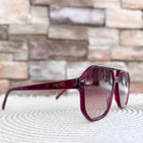 [Freyrs] Billie Aviator Sunglasses in Dark Cherry - The Pink Pineapple 850