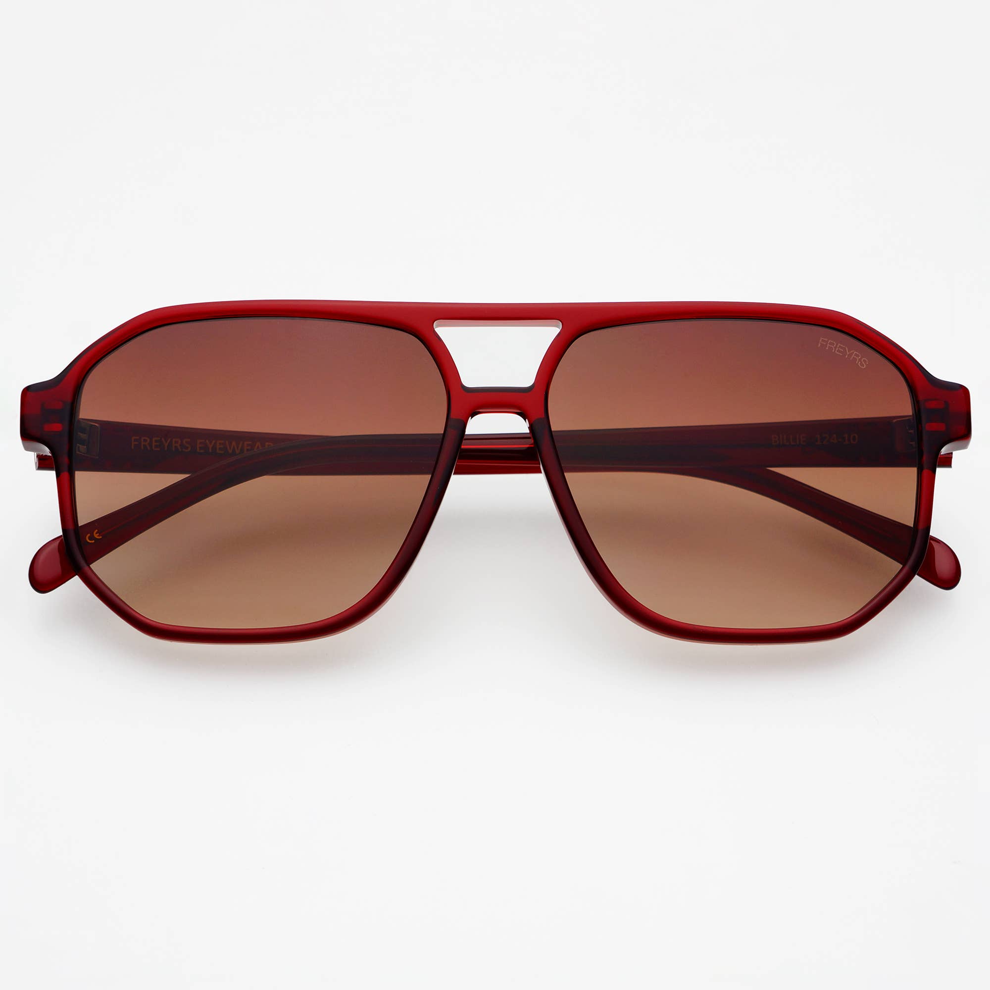 [Freyrs] Billie Aviator Sunglasses in Dark Cherry - The Pink Pineapple 850