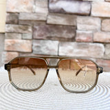 [Freyrs] Billie Unisex Aviator Sunglasses in Olive - The Pink Pineapple 850