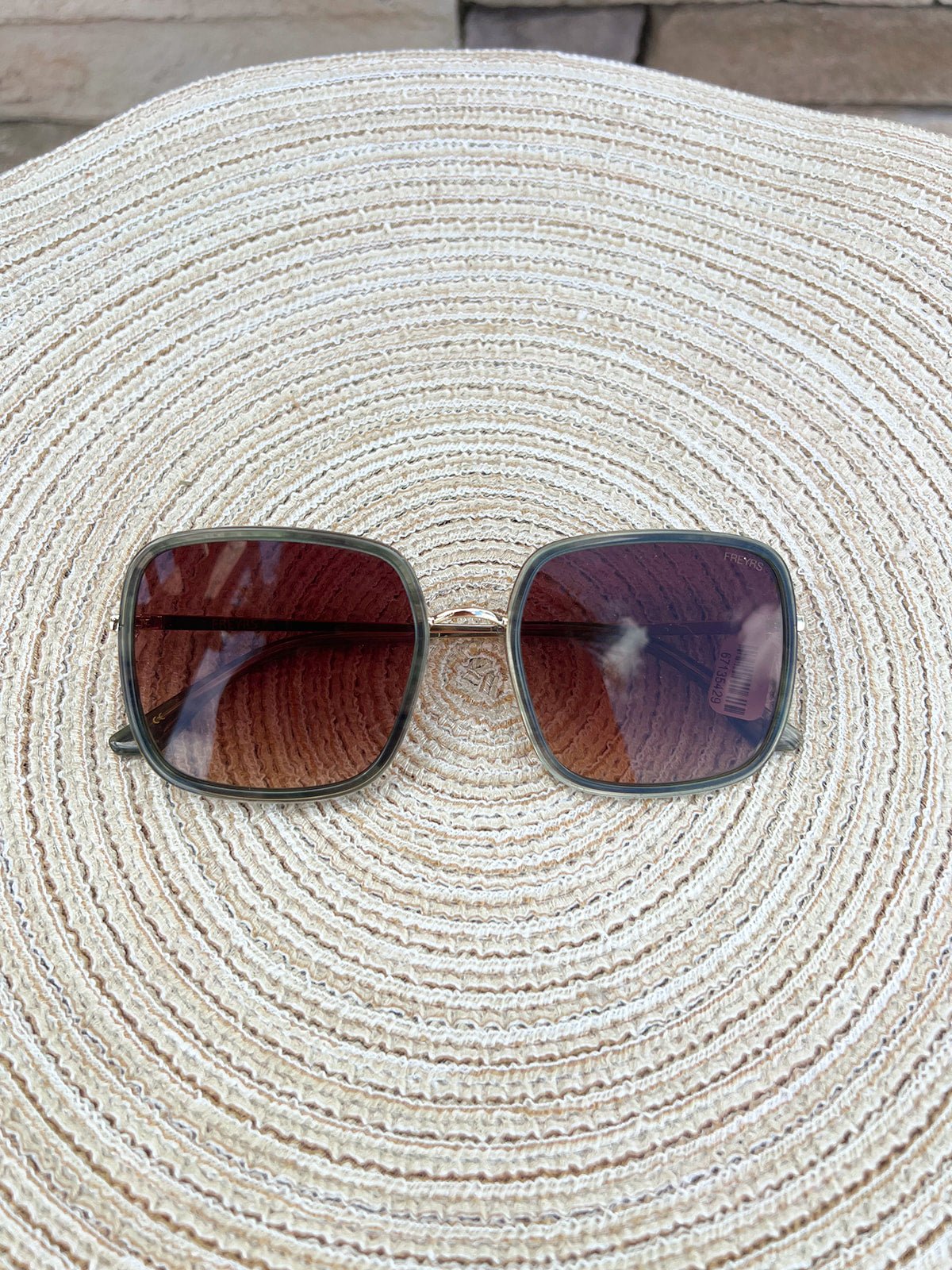 [Freyrs] Cosmo Acetate Square Sunglasses in Emerald Green - The Pink Pineapple 850