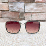 [Freyrs] Cosmo Acetate Square Sunglasses in Emerald Green - The Pink Pineapple 850