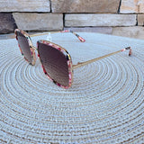 [Freyrs] Cosmo Womens Square Sunglasses in Rose Tortoise - The Pink Pineapple 850