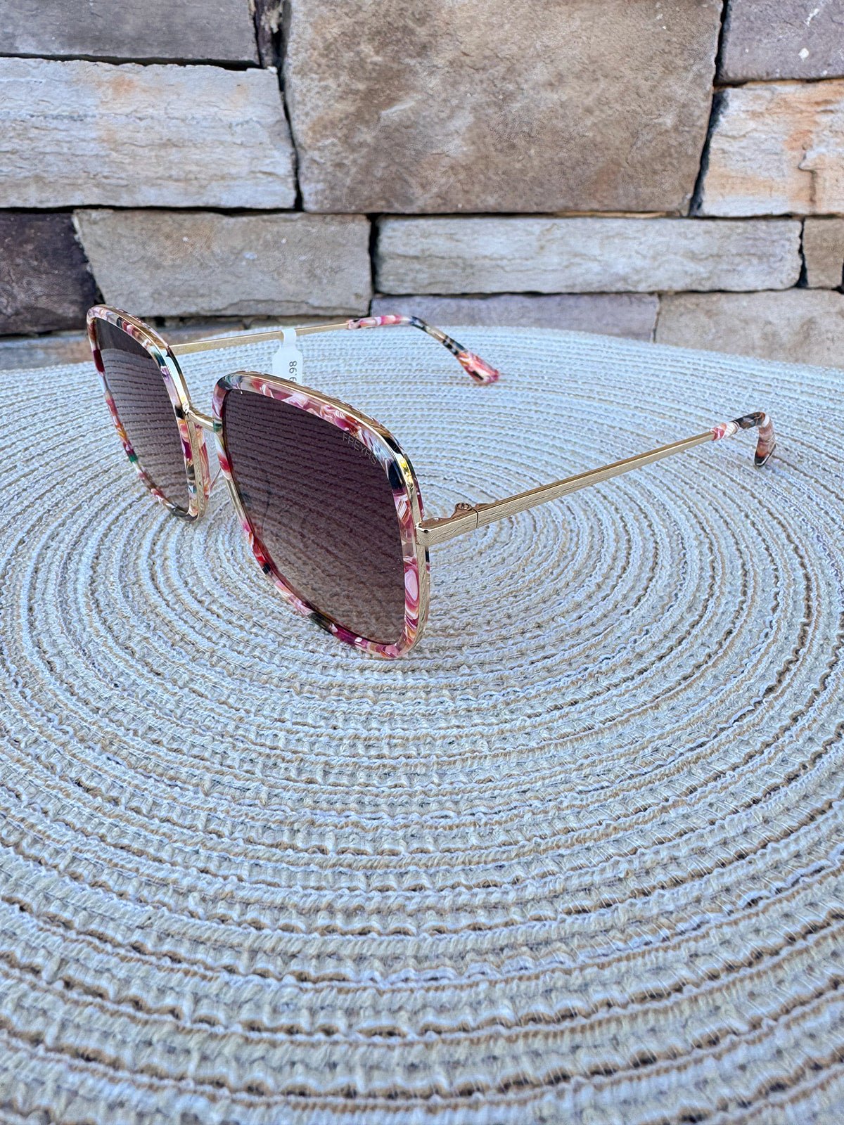 [Freyrs] Cosmo Womens Square Sunglasses in Rose Tortoise - The Pink Pineapple 850