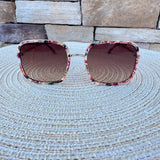 [Freyrs] Cosmo Womens Square Sunglasses in Rose Tortoise - The Pink Pineapple 850