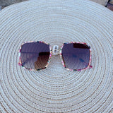 [Freyrs] Cosmo Womens Square Sunglasses in Rose Tortoise - The Pink Pineapple 850