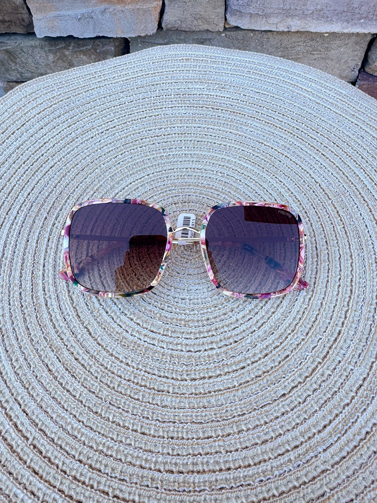 [Freyrs] Cosmo Womens Square Sunglasses in Rose Tortoise - The Pink Pineapple 850