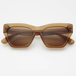 [Freyrs] Gia Acetate Cat Eye Sunglasses in Brown - The Pink Pineapple 850
