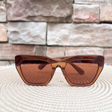 [Freyrs] Gia Acetate Cat Eye Sunglasses in Brown - The Pink Pineapple 850