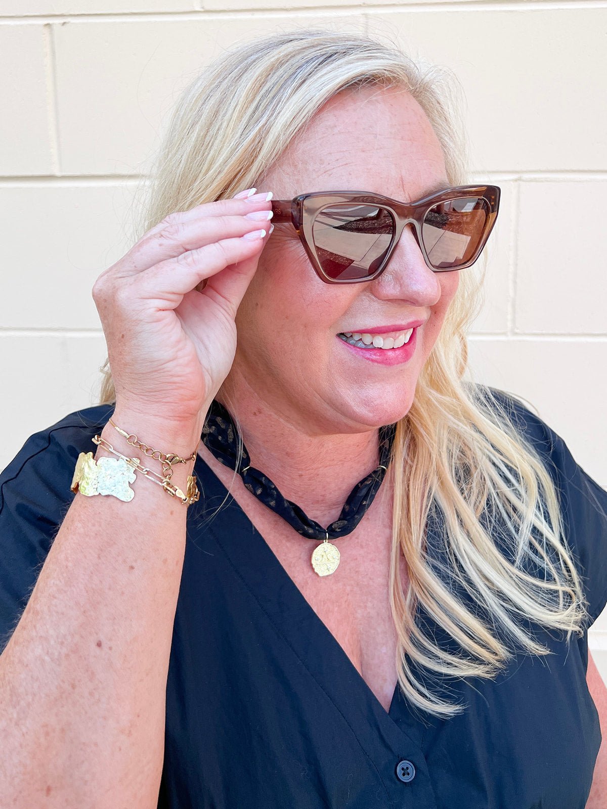 [Freyrs] Gia Acetate Cat Eye Sunglasses in Brown - The Pink Pineapple 850
