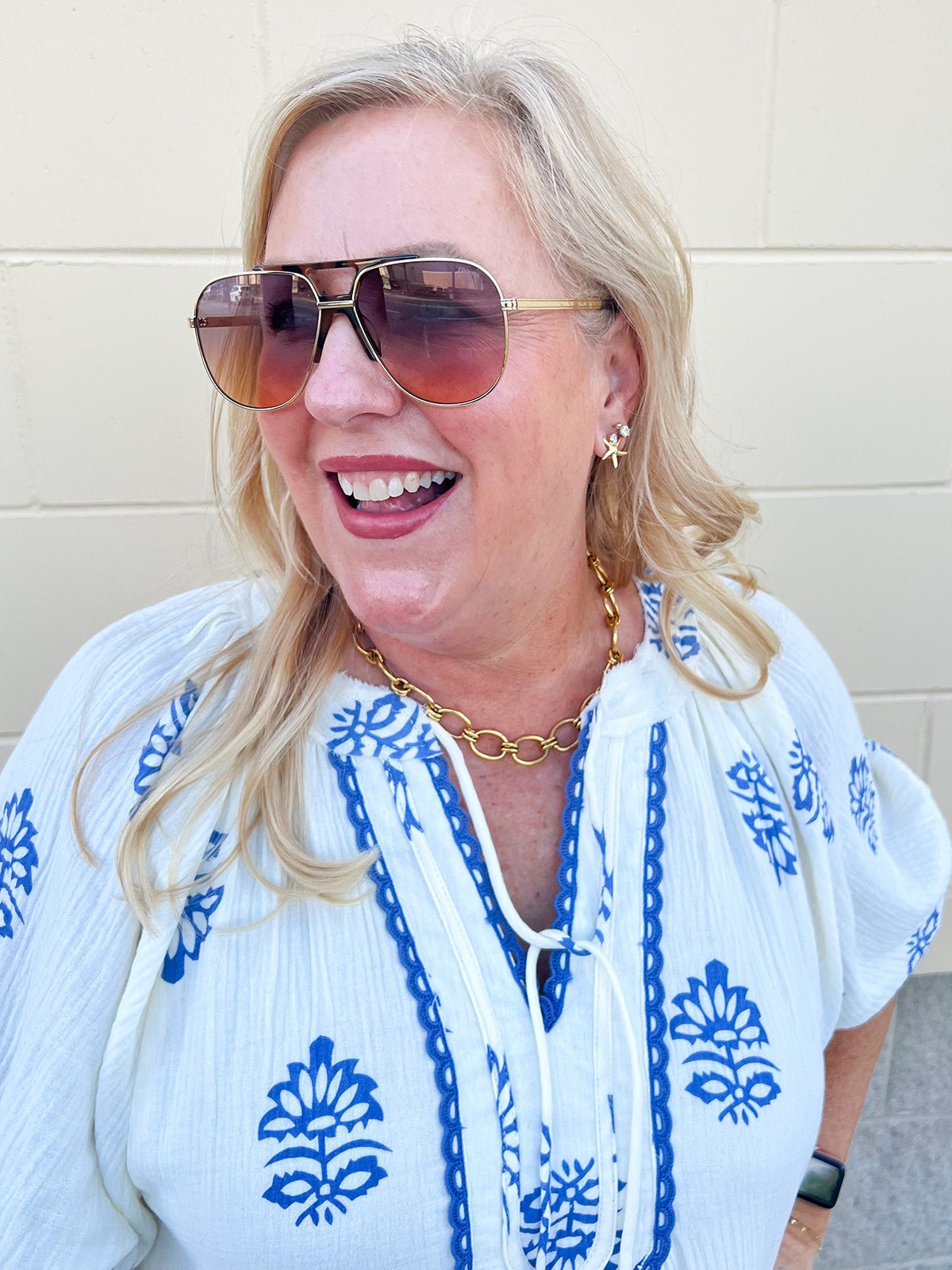 [Freyrs] Logan Acetate Aviator Sunglasses Sunrise - The Pink Pineapple 850