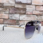 [Freyrs] Logan Aviator Sunglasses in Light Gold/Gray - The Pink Pineapple 850