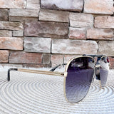 [Freyrs] Logan Aviator Sunglasses in Light Gold/Gray - The Pink Pineapple 850