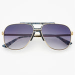 [Freyrs] Logan Aviator Sunglasses in Light Gold/Gray - The Pink Pineapple 850