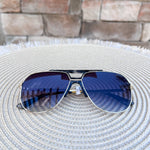 [Freyrs] Logan Aviator Sunglasses in Light Gold/Gray - The Pink Pineapple 850