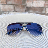 [Freyrs] Logan Aviator Sunglasses in Light Gold/Gray - The Pink Pineapple 850