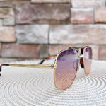 [Freyrs] Logan Aviator Sunglasses in Tortoise with Sunrise Lenses - The Pink Pineapple 850