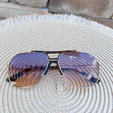 [Freyrs] Logan Aviator Sunglasses in Tortoise with Sunrise Lenses - The Pink Pineapple 850
