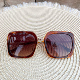 [Freyrs] Lulu Acetate Square Sunglasses in Tortoise Brown - The Pink Pineapple 850