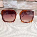 [Freyrs] Lulu Acetate Square Sunglasses in Tortoise Brown - The Pink Pineapple 850