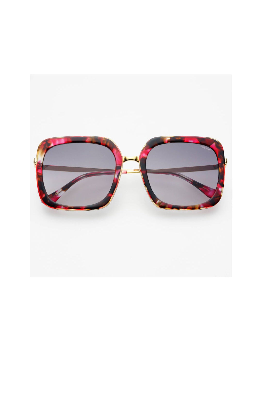 [Freyrs] Lulu Acetate Womens Square Sunglasses - The Pink Pineapple 850