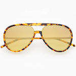 [Freyrs] Shay Aviator Sunglasses in Tortoise with Gold Mirror Lenses - The Pink Pineapple 850