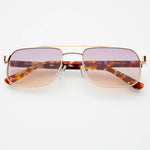 [Freyrs] Vesper Aviator Sunglasses in Gold/Sunset - The Pink Pineapple 850