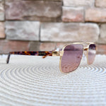 [Freyrs] Vesper Aviator Sunglasses in Gold/Sunset - The Pink Pineapple 850