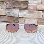 [Freyrs] Vesper Aviator Sunglasses in Gold/Sunset - The Pink Pineapple 850