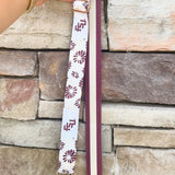 FSU Floral Spirit Reversible Bag Strap - The Pink Pineapple 850